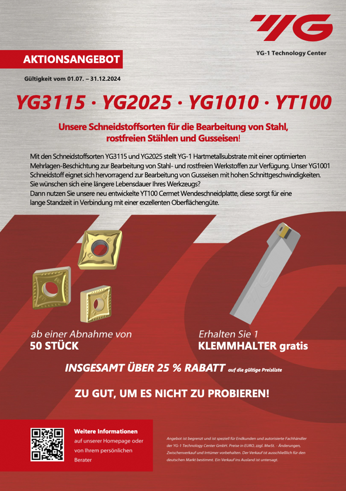 YG-1 CUTTING TOOLS NEWSLETTER