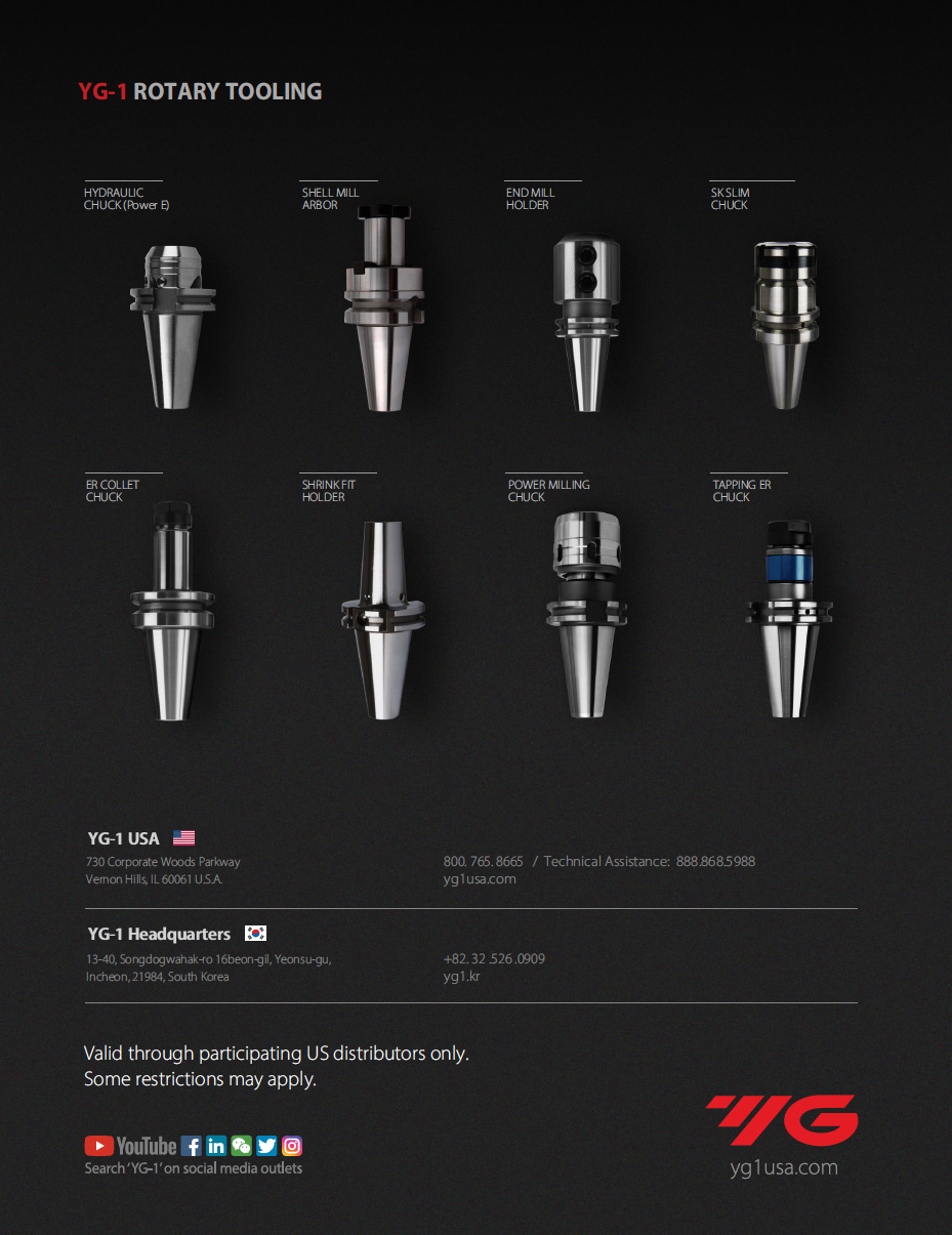 YG-1 CUTTING TOOLS NEWSLETTER